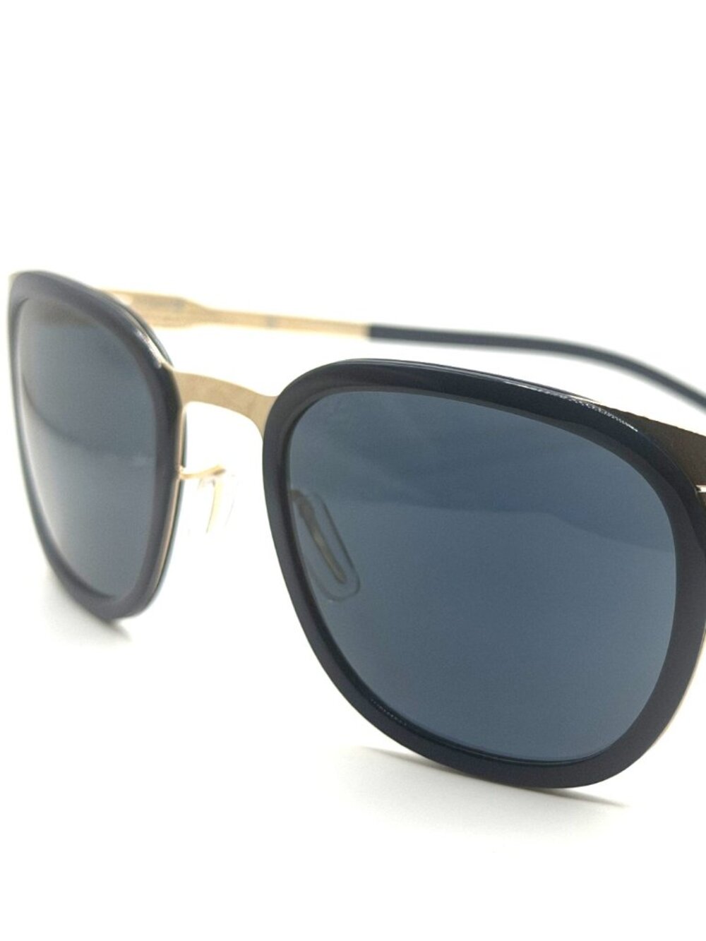NEW IC! BERLIN RUMMELSBURG ROSE GOLD/BLUE UNISEX SUNGLASSES 50MM 23 145
